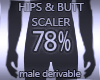 Hips & Butt Scaler 78%