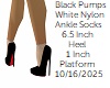 [BB] Black Pumps White N