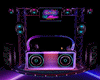 Neon Purple DJ Booth