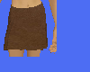 (bbs)Brown Pleated Skirt