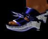 (MTA) Blue Spiked Heels