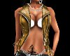 Gold Sexi Leather Vest