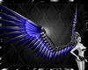 blue mechanical wings