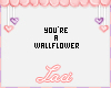 You're a Wallflower