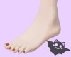 ☽ Feet Nails Orange