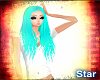 Light Blue Hippie Hair