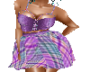 Purple Plaid Sundress