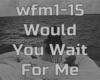 Would You Wait For Me