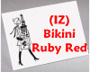 (IZ) Bikini Ruby Red