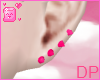 [DP] Ear Spikes Pink