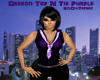 Dereon Top N Tie Purple