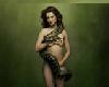 women with snake