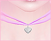 💗 Heart Choker Lilac