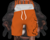 Orange Shorts w/ Decal