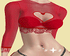 Heart Red Top
