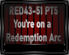 your on a redemtion p5-8