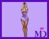 Mini Dress Purple