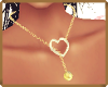 MAU/ GOLD HEART NECKLACE