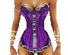 purple laced corset