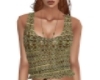 Fall olive knitted tank