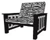 BlkWood Zebra Chair