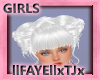 Kids White Puffy Hair