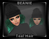 Ayana Beanie Teal Hair