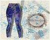 Floral Denim Jeans -RL