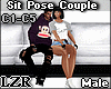 Sit Pose Couple *Male