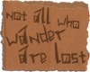 [SI] Not all who Wander