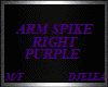 ARM SPIKES PURPLE RIGHT