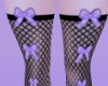 Pastel Goth: Bow Socks