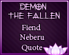 DTF: Fiend/Neberu Quote