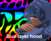 [Kuro] Blue layers hood