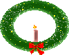 .PDG. Xmas Wreath Candle