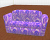 Purple Swirl Sofa