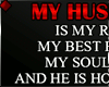 f MY HUSBAND...
