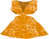 Christina Orange Dress