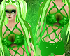 Green-Shelly Body Suit