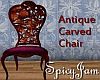 Antique Carved Chair Ppl