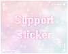 Support sticker 100k