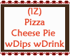 Pizza Cheese Dips Drink