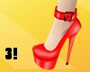 3! Red Party Shoes