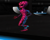 alien blue pink dancing