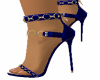 Leah blue heels