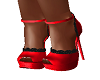 FG~ Red Satin Shoes