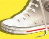 [P] white sneakers