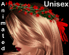 Xmas poinsettia tiara