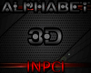 H - 3D Alphabet
