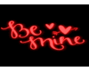 Be Mine Red Neon Sign